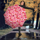 Lips Pattern Print Design 01 Umbrella