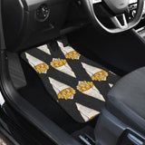 French Fries Dark Background Front And Back Car Mats