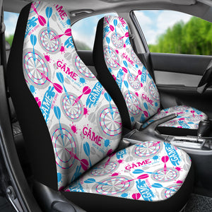 Darts Pattern Print Design 01 Universal Fit Car Seat Covers