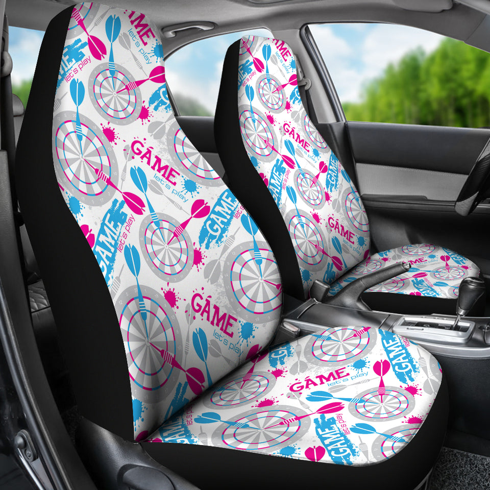 Darts Pattern Print Design 01 Universal Fit Car Seat Covers
