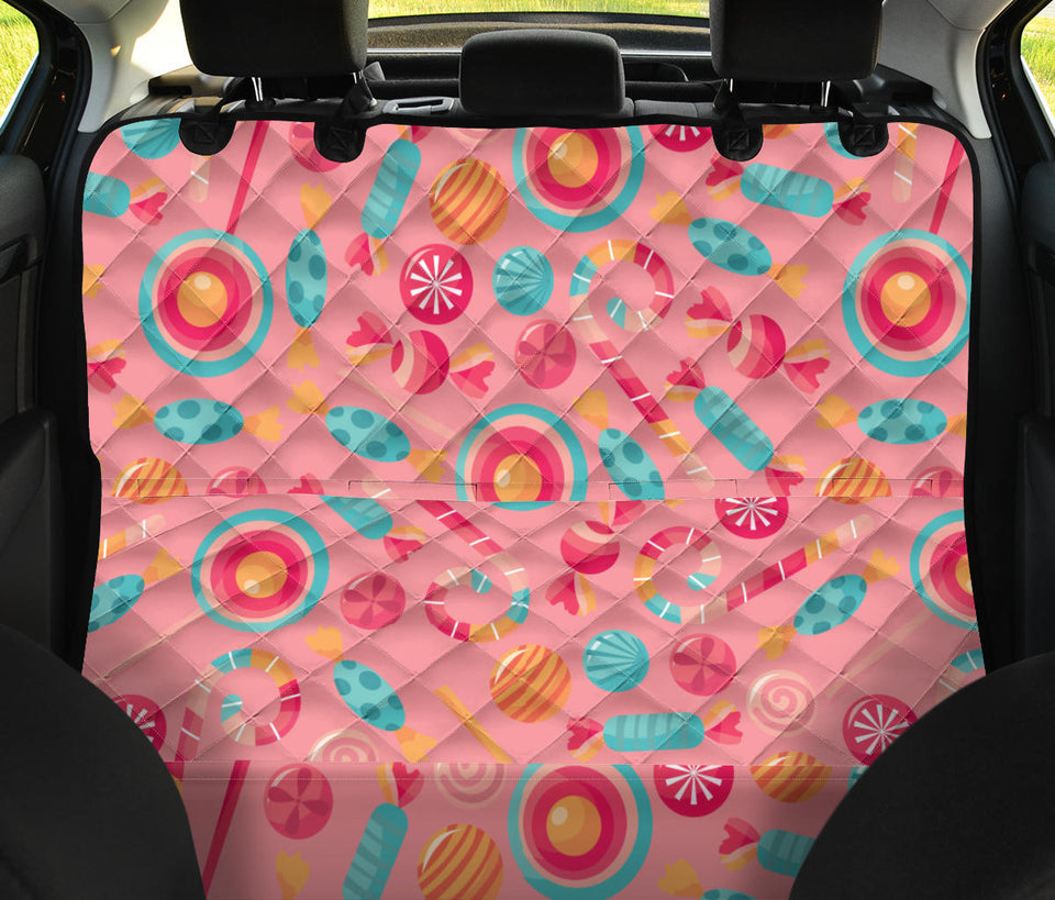Colorful Candy Pattern Dog Car Seat Covers