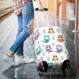 Cute Owl Pattern Luggage Covers