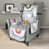 Cute Llama Alpaca pattern Chair Cover Protector