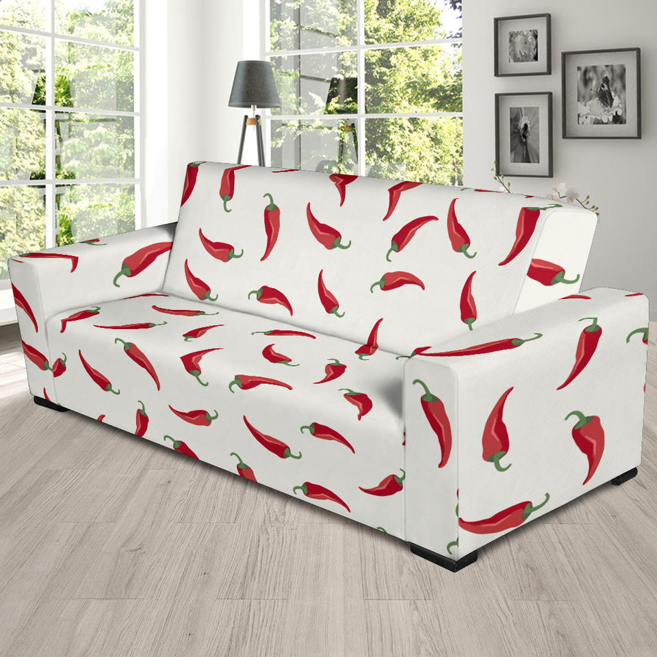 Chili Peppers Pattern Sofa Slipcover