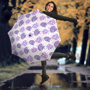 Hedgehog Pattern Print Design 05 Umbrella
