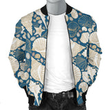 Shell Polynesian Tribal Design Pattern Men'S Bomber Jacket