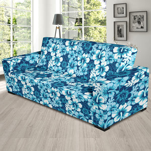 Hibiscus Pattern Print Design 03 Sofa Slipcover