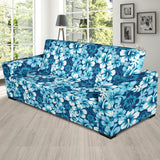 Hibiscus Pattern Print Design 03 Sofa Slipcover