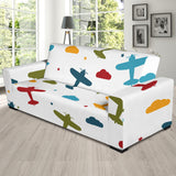 Airplane Star Cloud Colorful Sofa Slipcover