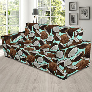 Coconut Pattern Print Design 03 Sofa Slipcover