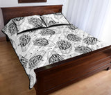 Hand drawn french fries pattern Quilt Bed Set