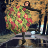 Cool Geometric Lime Pattern Umbrella