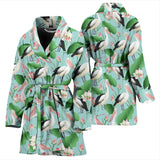 Pelican Pattern Print Design 01 Women's Bathrobe