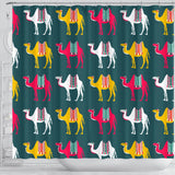 Camel Pattern Shower Curtain Fulfilled In US