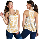 hand drawn onion pattern Women Racerback Tank Top