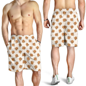 Pancake Pattern Print Design 01 Men Shorts