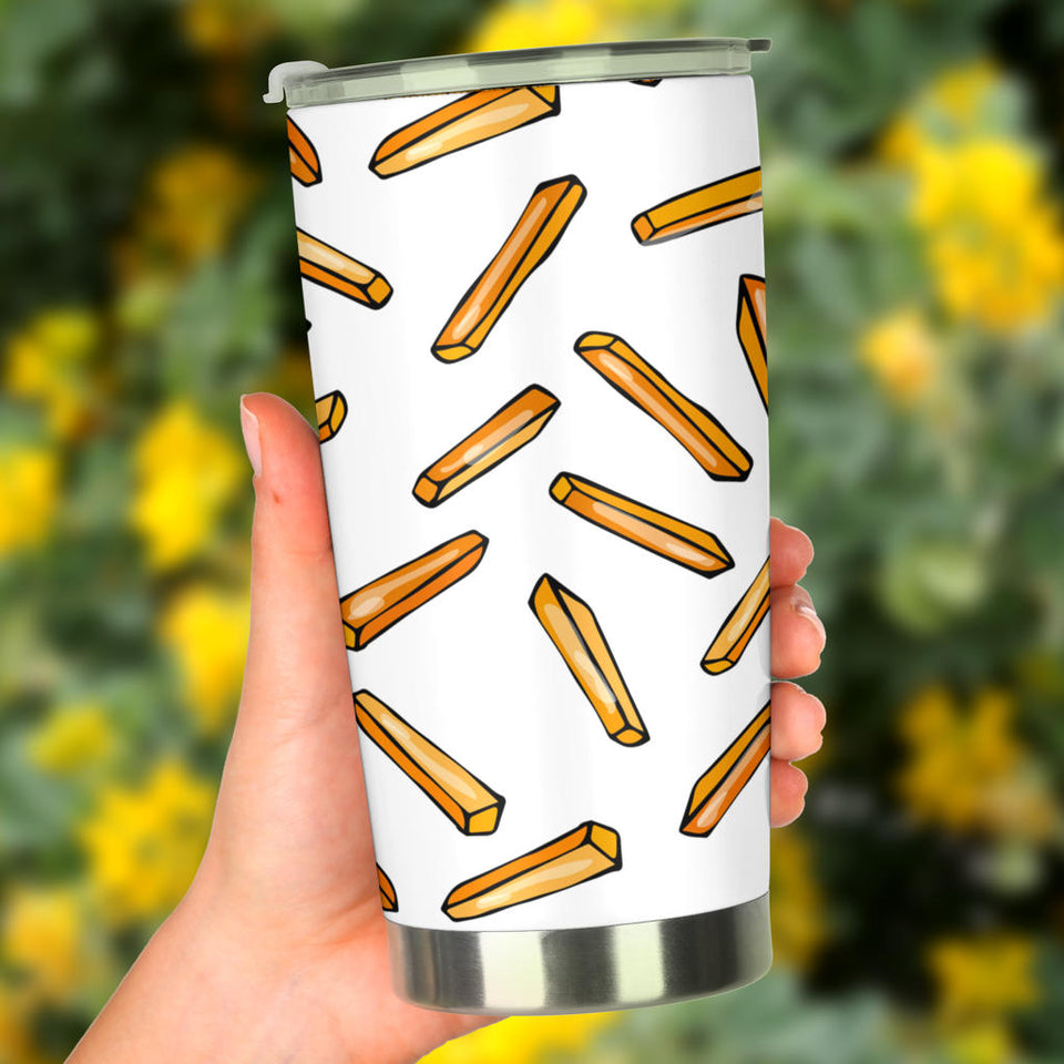 French Fries Potato Pattern Tumbler