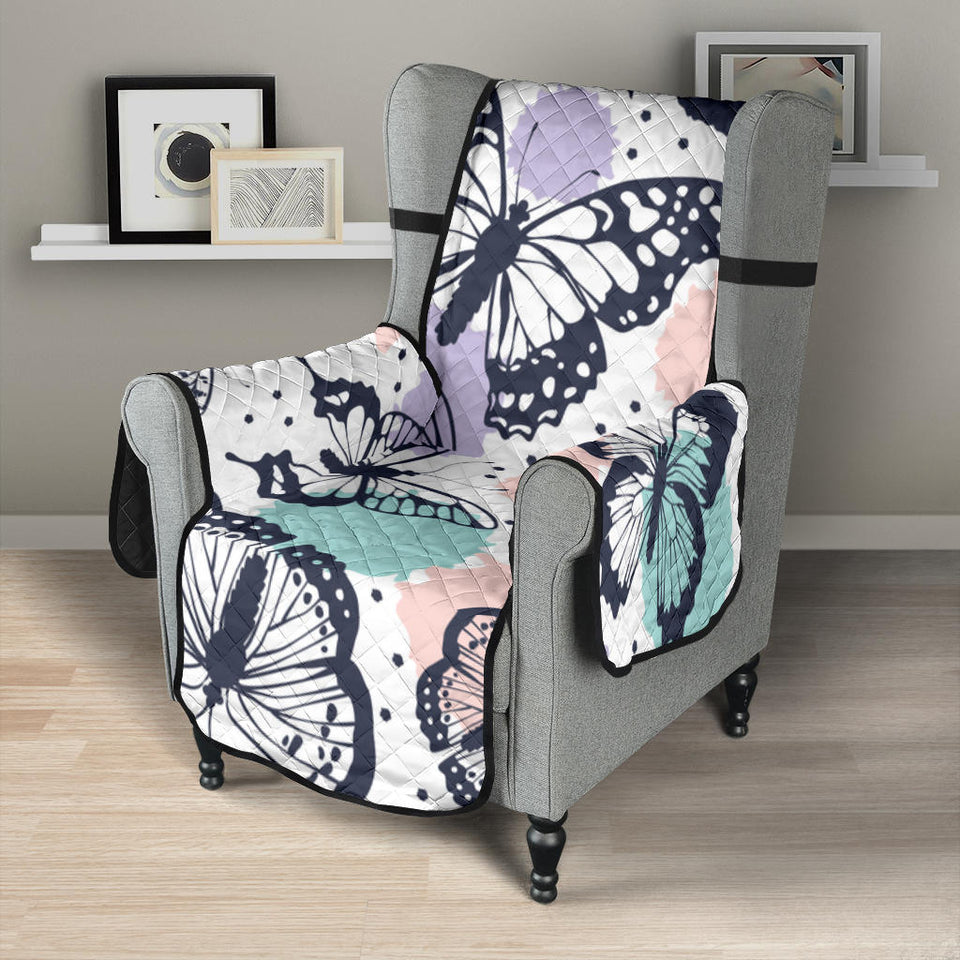 Butterfly pattern Chair Cover Protector
