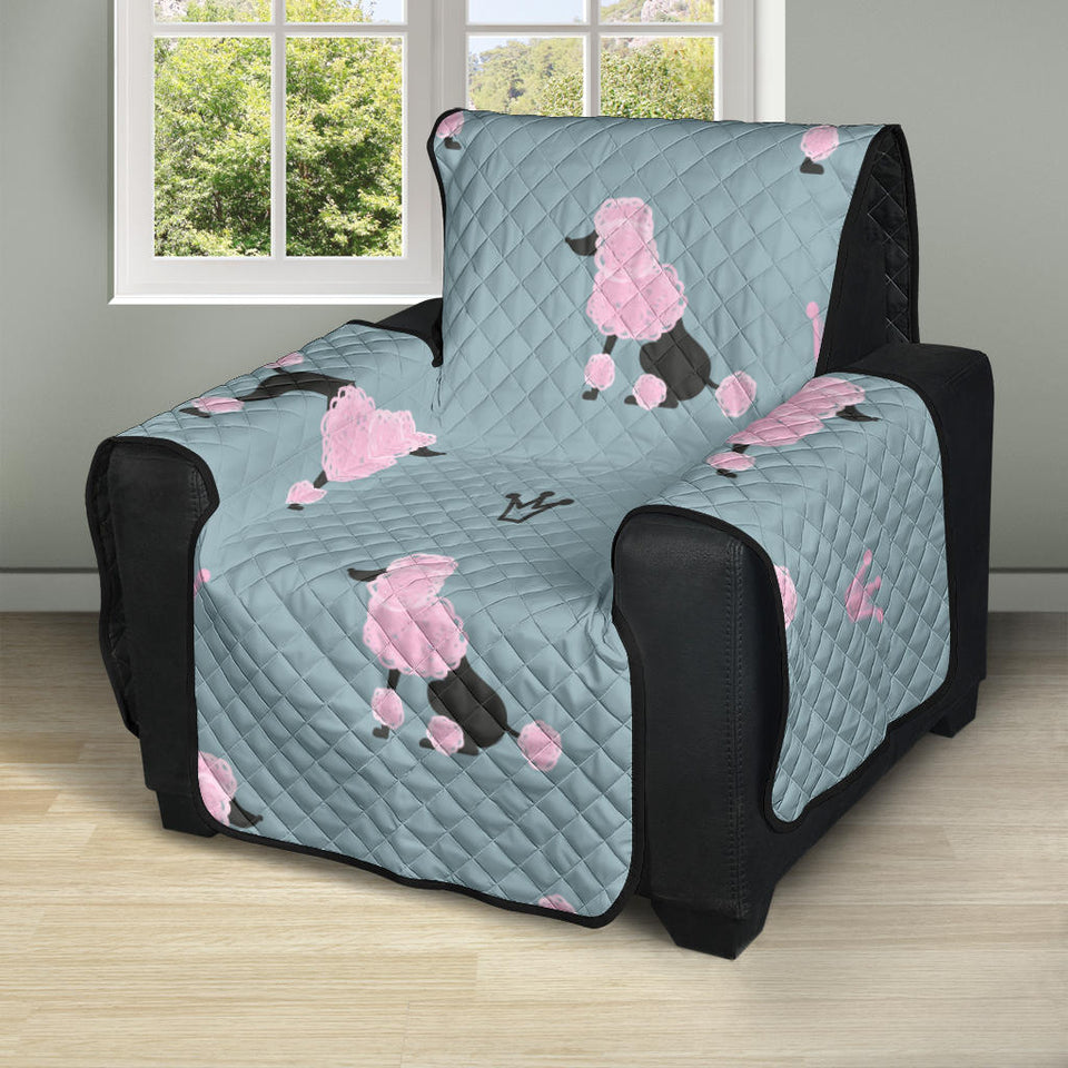 poodle dog pattern Recliner Cover Protector