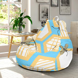 Bee Honeycomb Pattern Bean Bag Cover