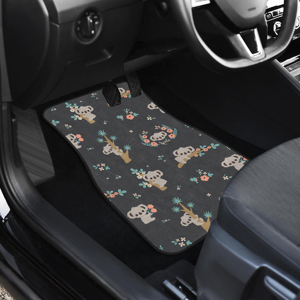 Cute Koala Pattern Front Car Mats