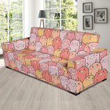Pig Pattern Print Design 04  Sofa Slipcover
