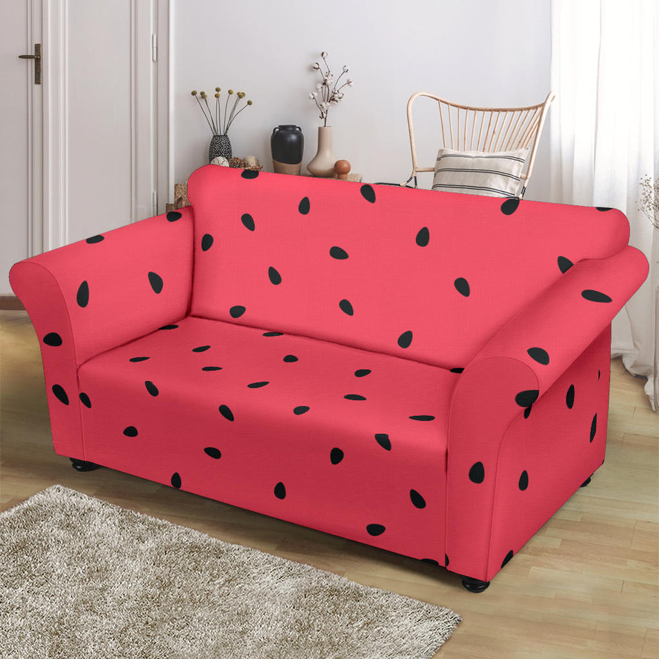 Watermelon Texture Background Loveseat Couch Slipcover