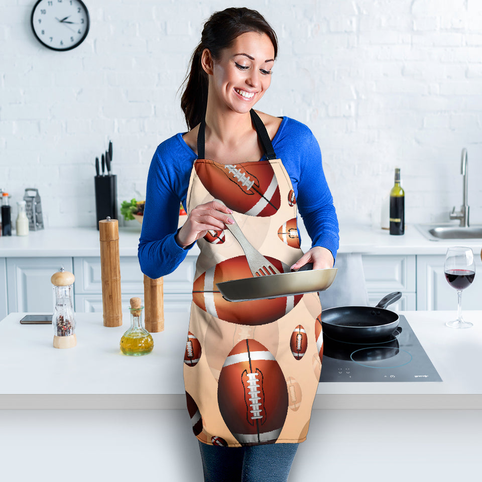 American Football Ball Design Pattern Adjustable Apron