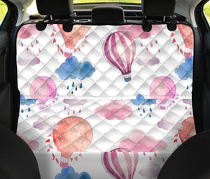 Watercolor Air Balloon Cloud Pattern Dog Car Seat Covers