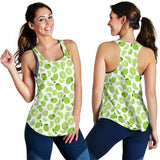Lime design pattern Women Racerback Tank Top