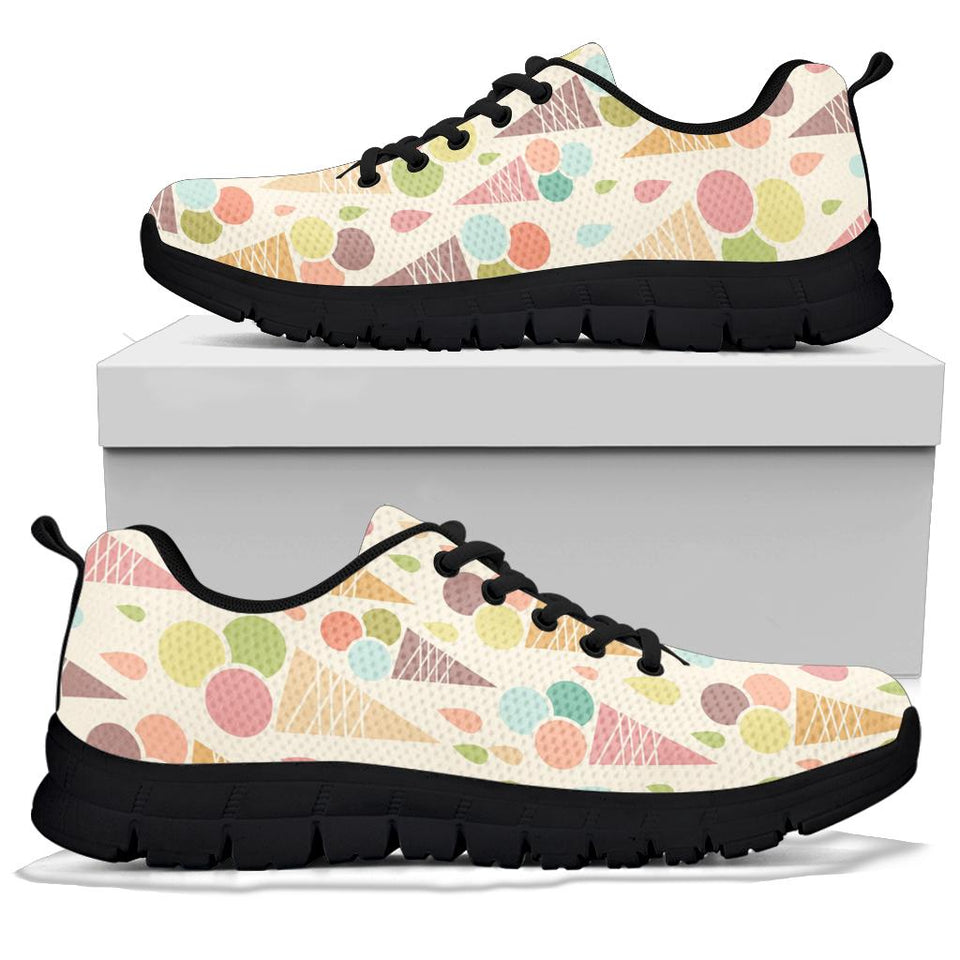 Ice Cream Cone Pattern Women'S Sneaker Shoes Pillow