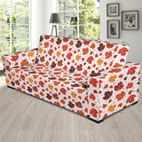 Colorful Maple Leaf Pattern Sofa Slipcover