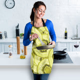 Sliced Kiwi Pattern Adjustable Apron