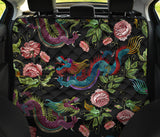 Dragons Flower Pattern Dog Car Seat Covers