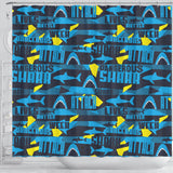 Shark Dangerous Shower Curtain Fulfilled In US