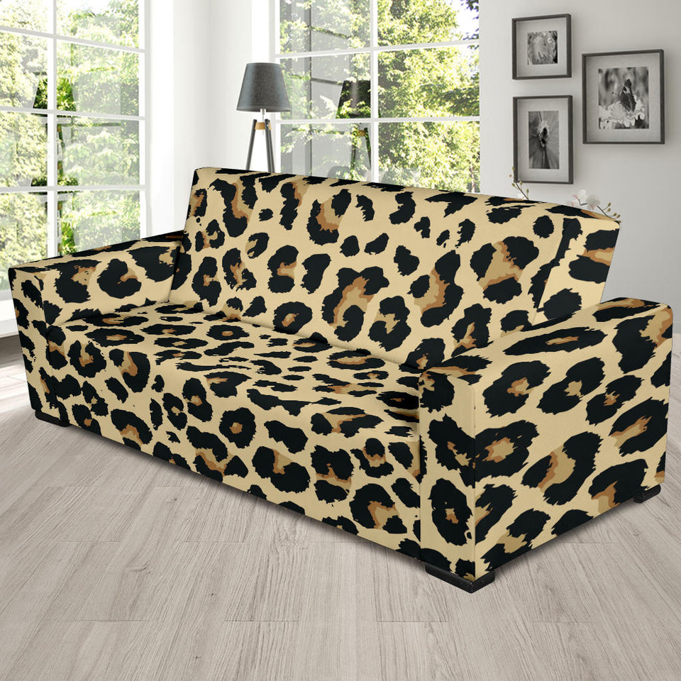 Leopard Print Design Pattern Sofa Slipcover