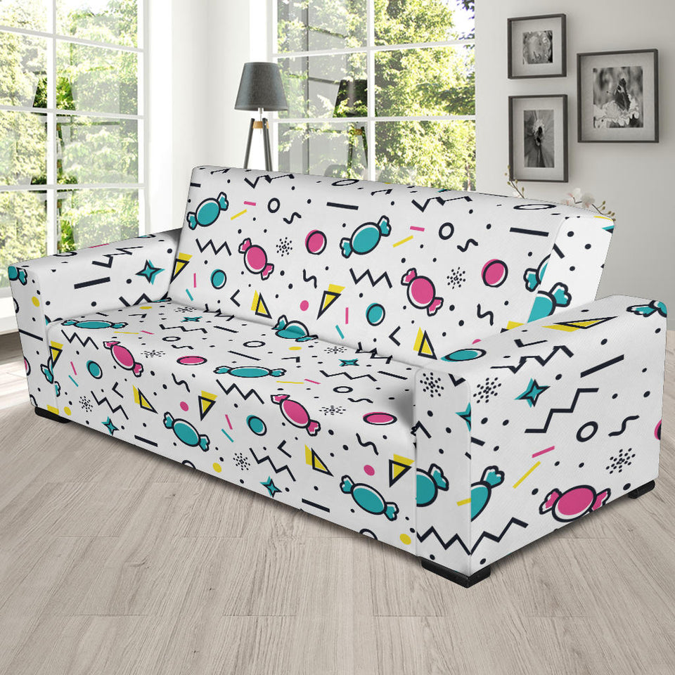 Candy Design Pattern Sofa Slipcover