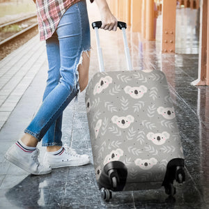 Cute Koala Leaves Pattern Luggage Covers