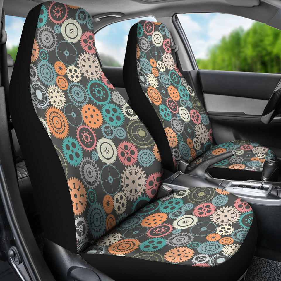 Gear Pattern Print Design 05 Universal Fit Car Seat Covers