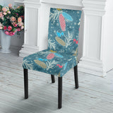 Squirrel Pattern Print Design 01 Dining Chair Slipcover