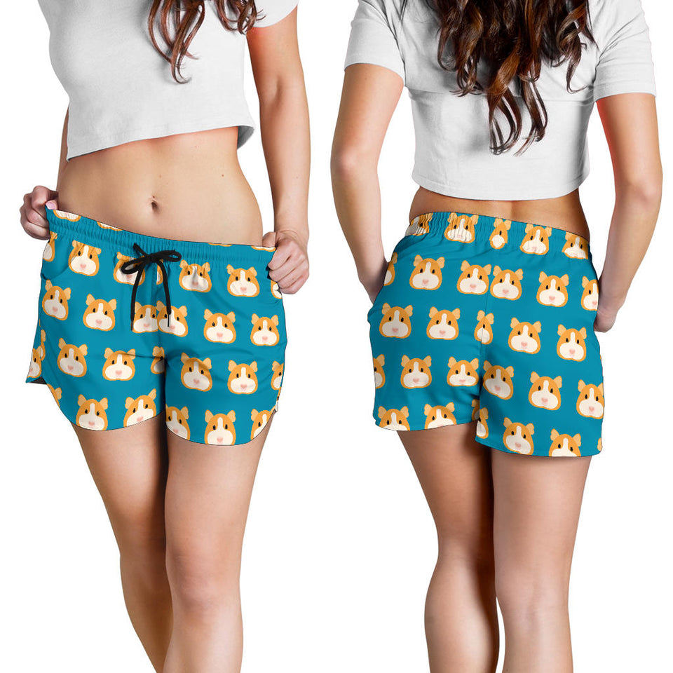 Guinea Pig Pattern Print Design 03 Women Shorts
