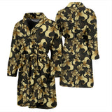 Goldfish Pattern Print Design 01 Men's Bathrobe