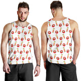 Daruma japanese wooden doll Men Tank Top