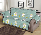 Cute hamster cheese pattern Sofa Cover Protector