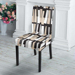 Piano Pattern Print Design 04 Dining Chair Slipcover