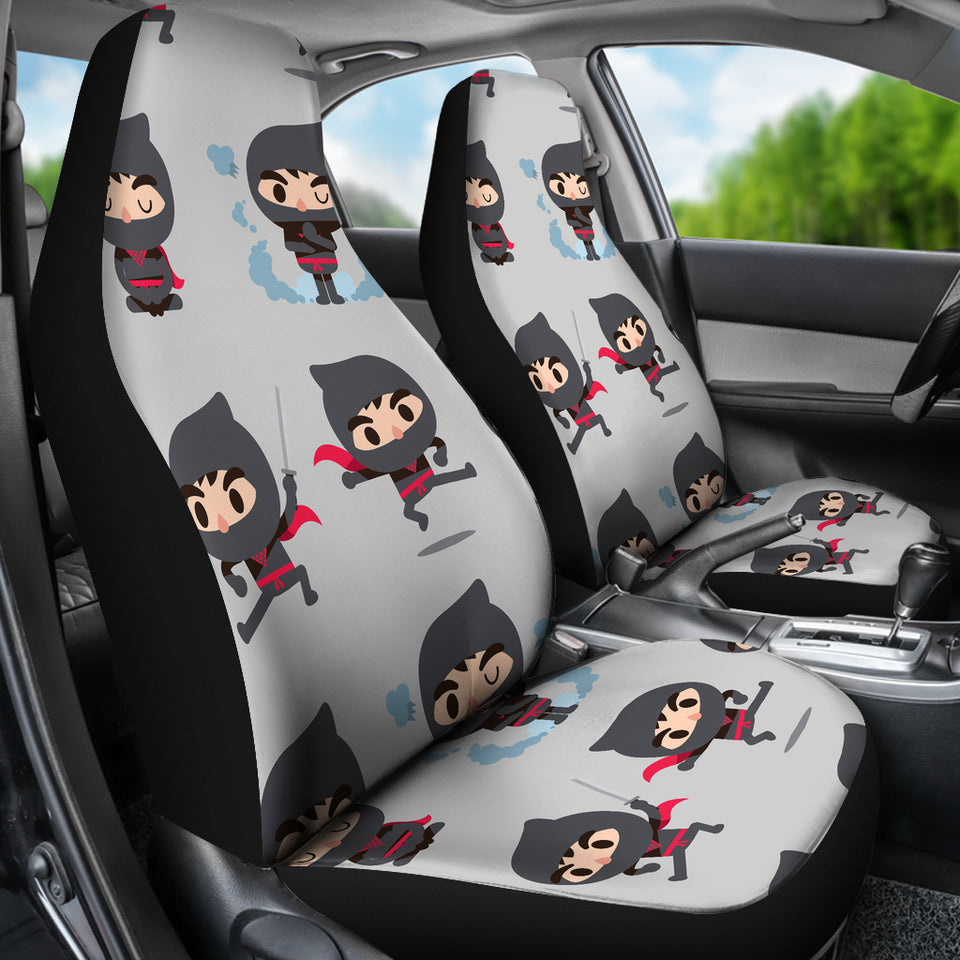 Cute Ninja Pattern Universal Fit Car Seat Covers