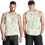 Seahorse shell pattern Men Tank Top