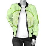 Cucumber Pattern Women'S Bomber Jacket