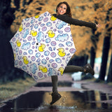 Duck Toy Pattern Print Design 01 Umbrella