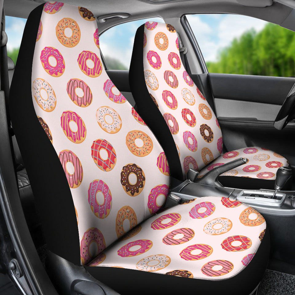 Colorful Donut Pattern Universal Fit Car Seat Covers